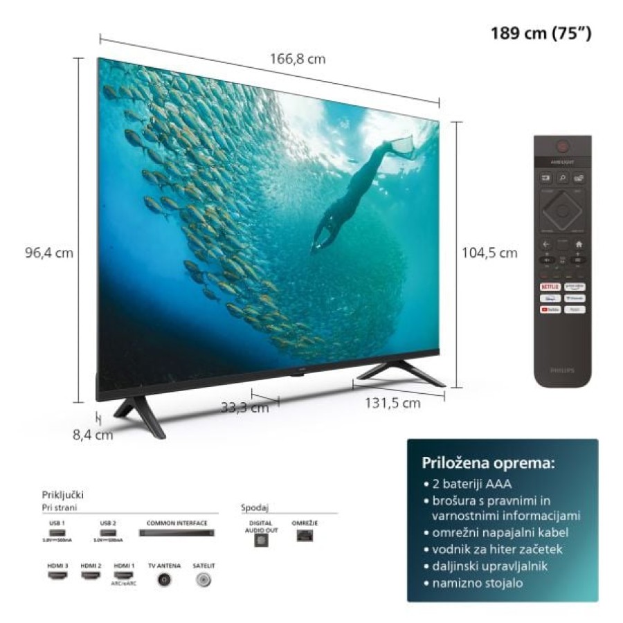 TELEVIZOR PHILIPS 75PUS7009/12 - slika 8