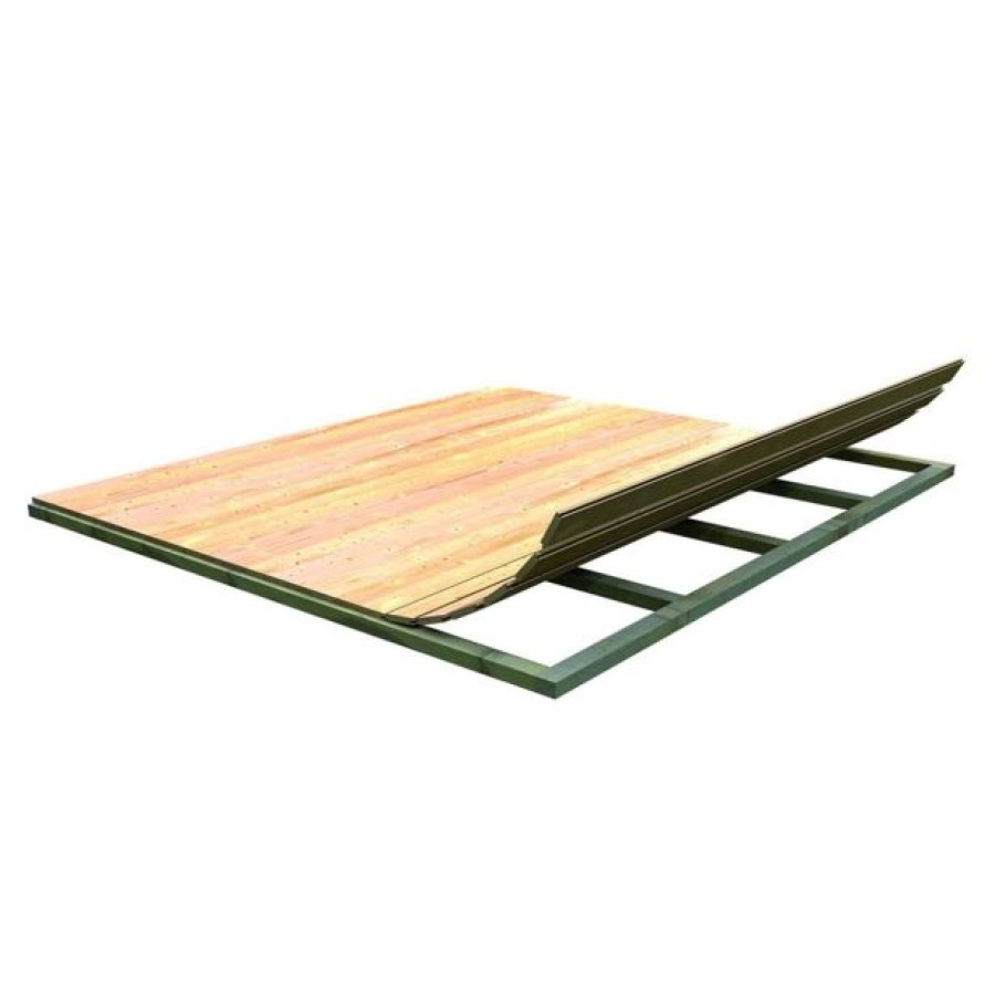 TLA ZA LESENO HIŠKO KARIBU 3.60M X 2.40M - slika 3