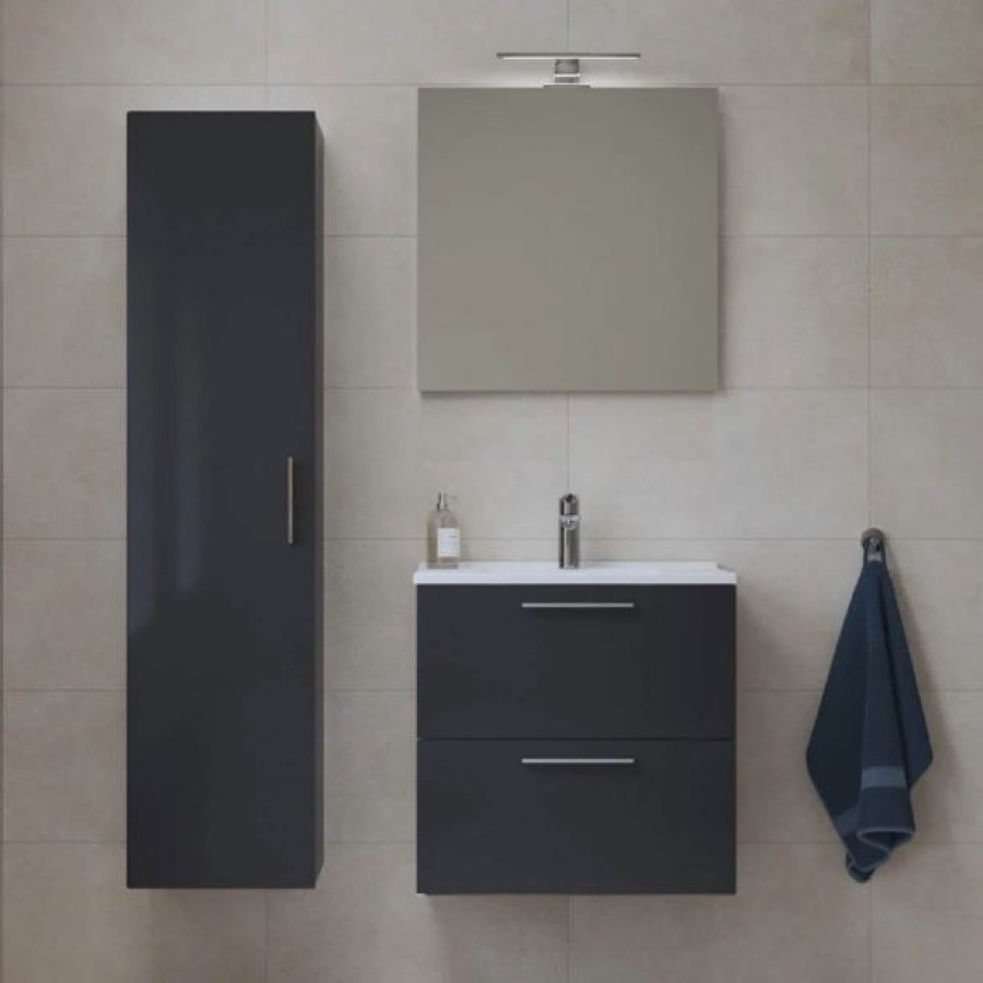 TOALETNA OMARICA VITRA 35X35X145CM VITRA MIA ANTRACIT - slika 7