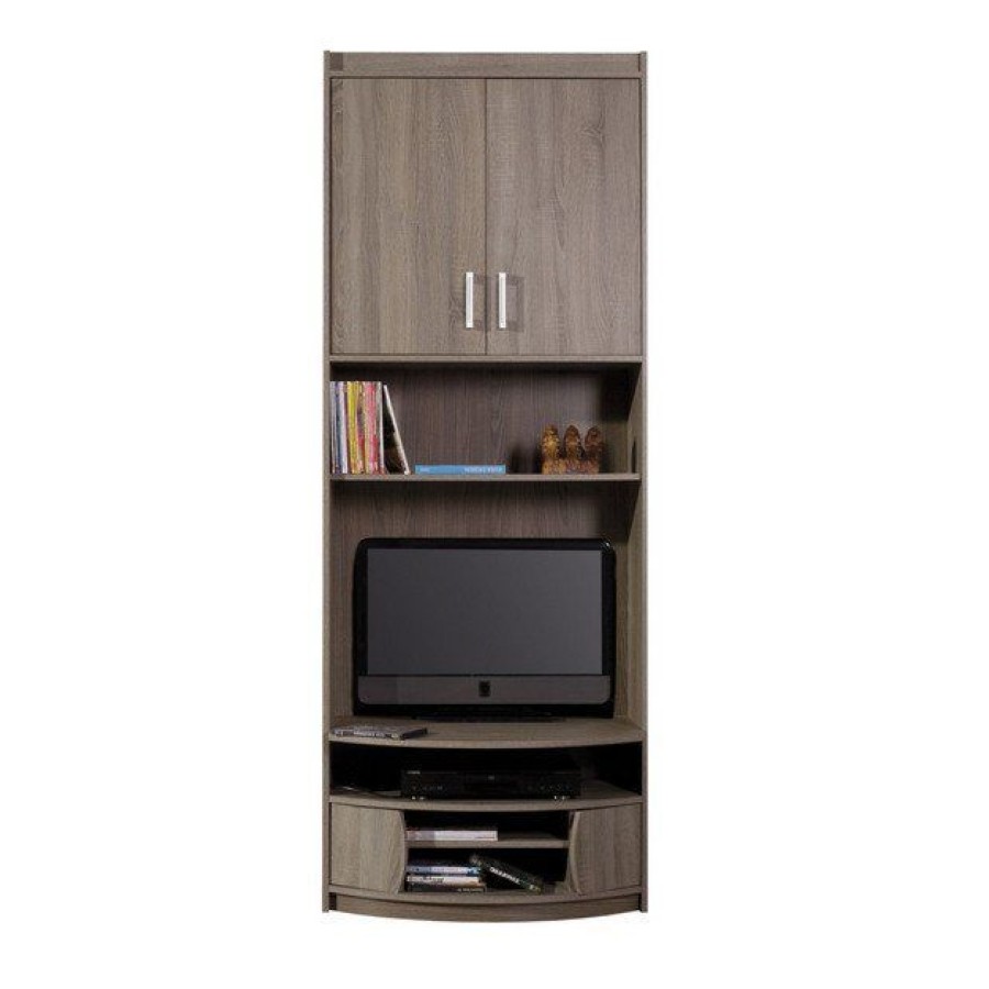 TV regal MEGA ME5 iz kolekcije dnevnega pohištva MEGA. Dobavljiv je v dveh barvah: sonoma hrast in temen hrast. Primeren je za vse, ki si želijo prostor za