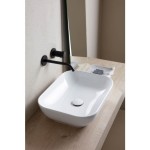 UMIVALNIK OLYMPIA TREND NADPULTNI RECT. 50X38X14 BIANCO - slika 2