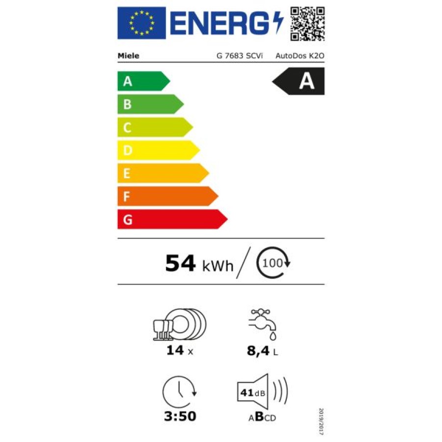 VGRADNI POMIVALNI STROJ MIELE G 7683 SCVI AUTODOS K2O - slika 4