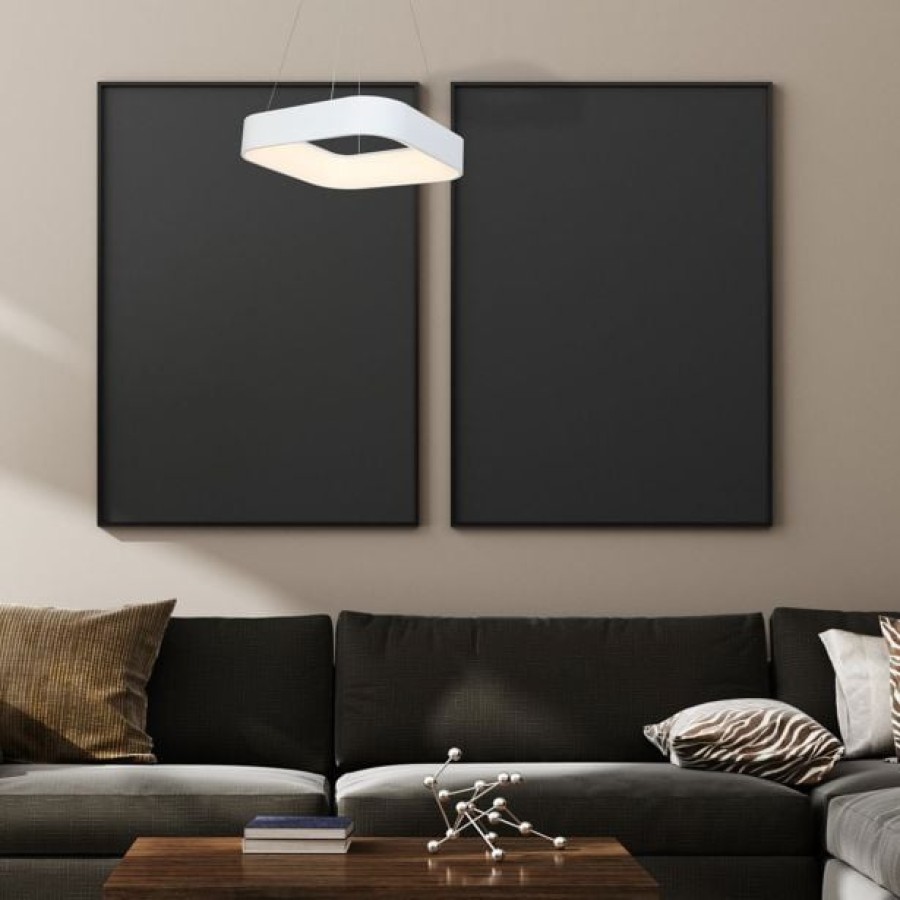 VISEČA SVETILKA MILAGRO ASTRO BELA 24W LED ML569 - slika 13