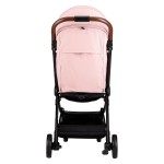 Voziček Bold se s pritiskom na gumb na ročaju samodejno zloži v velikost ročne prtljage