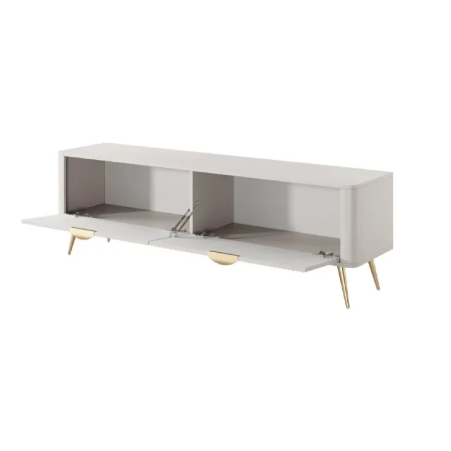 Dnevni regal LILJA 2, je eleganten kos pohištva, ki popestri vaš prostor s svojim luksuznim dizajnom. Narejen je iz kakovostnih materialov v barvi beige.