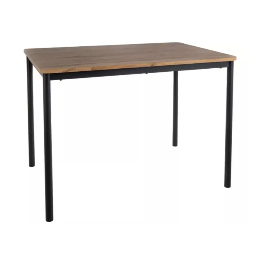 Jedilna miza CITIJA je elegantna in priročna jedilna miza. Zgornji del je narejen iz MDF- ja in kakovostnega furnirja v elegantni barvi hrast Artisan. Ogrodje