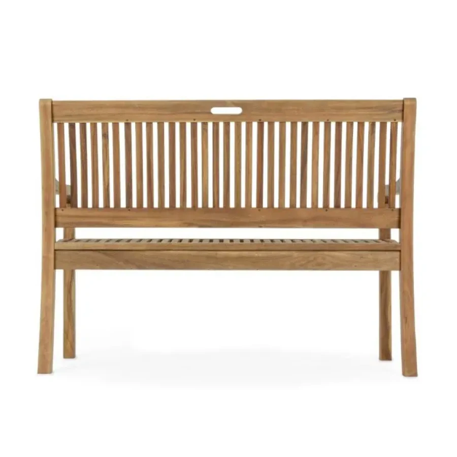 Klop 2P NOEMI ima strukturo iz lesa z oljnim zaključkom. Barva: - Akacijev les Material: - Les Dimenzije: širina: 120cm globina: 60cm višina: 88cm višina: