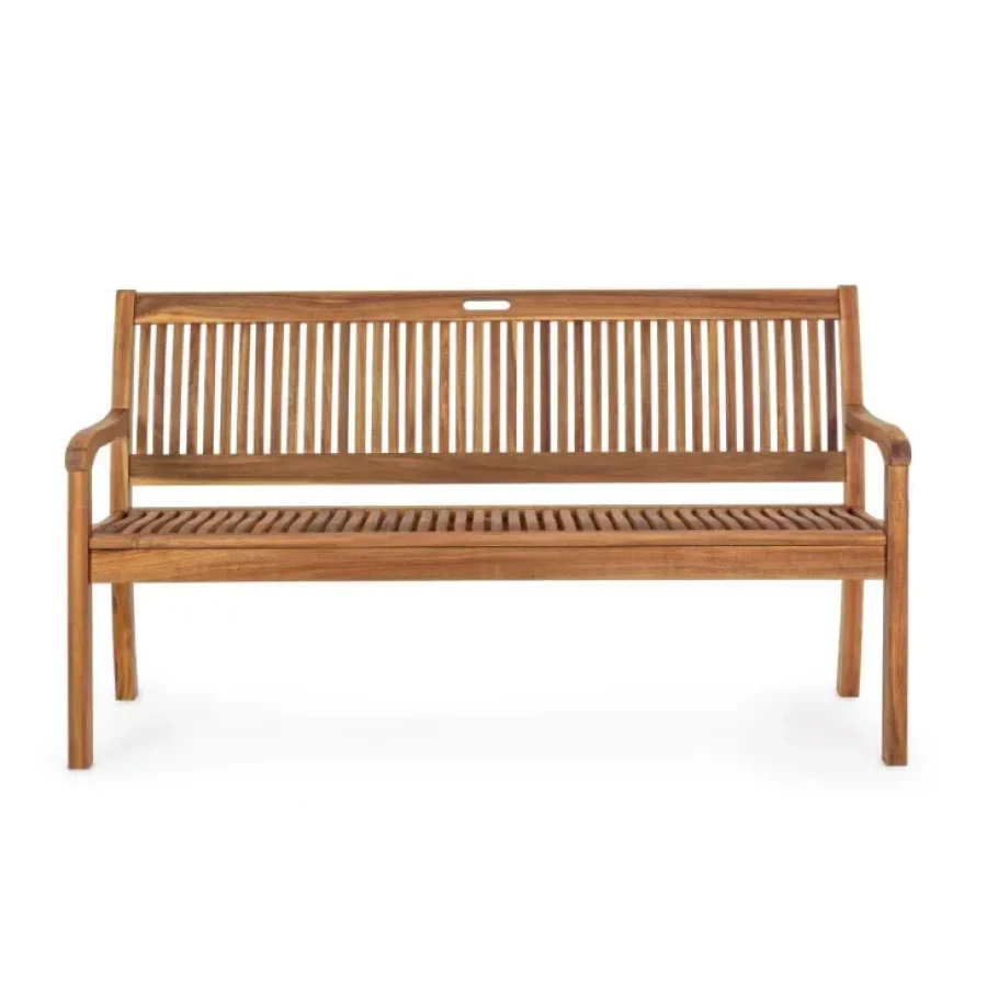 Klop 3P NOEMI ima strukturo iz lesa z oljnim zaključkom. Barva: - Akacijev les Material: - Les Dimenzije: širina: 158cm globina: 60cm višina: 88cm višina:
