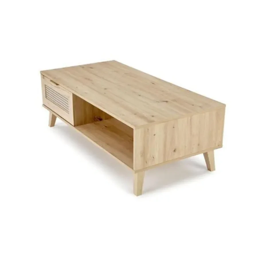Komoda BORAJA, je eleganten kos pohištva, ki popestri vaš prostor s svojo eleganco. Narejena je iz kakovostnega MDF-ja in iverne plošče. Material: - Iverna