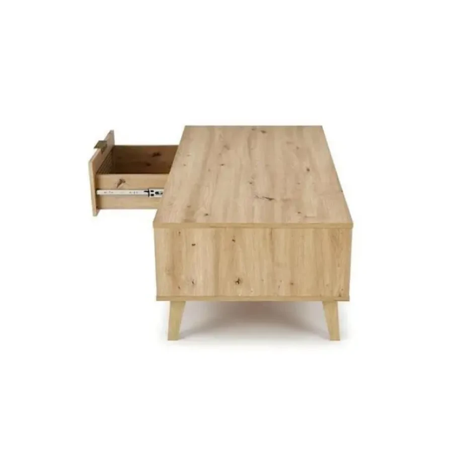 Komoda BORAJA, je eleganten kos pohištva, ki popestri vaš prostor s svojo eleganco. Narejena je iz kakovostnega MDF-ja in iverne plošče. Material: - Iverna