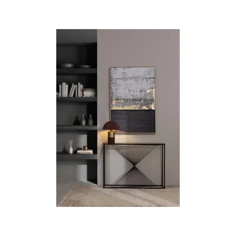 Konzola ESPIRAL 107X30 je eleganten kos pohištva, ki popestri vaš prostor. Njen poseben dizajn vas bo navdušil, saj prinese vašemu prostoru eleganco in