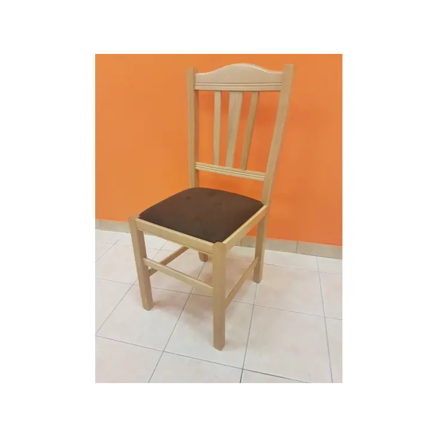 Stol SILVANA je eden najbolj prodajanih kuhinjskih stolov, ki s svojim dizajnom dopolnjuje različne ambiente. Izdelan je iz masivnega bukovega lesa, kar mu
