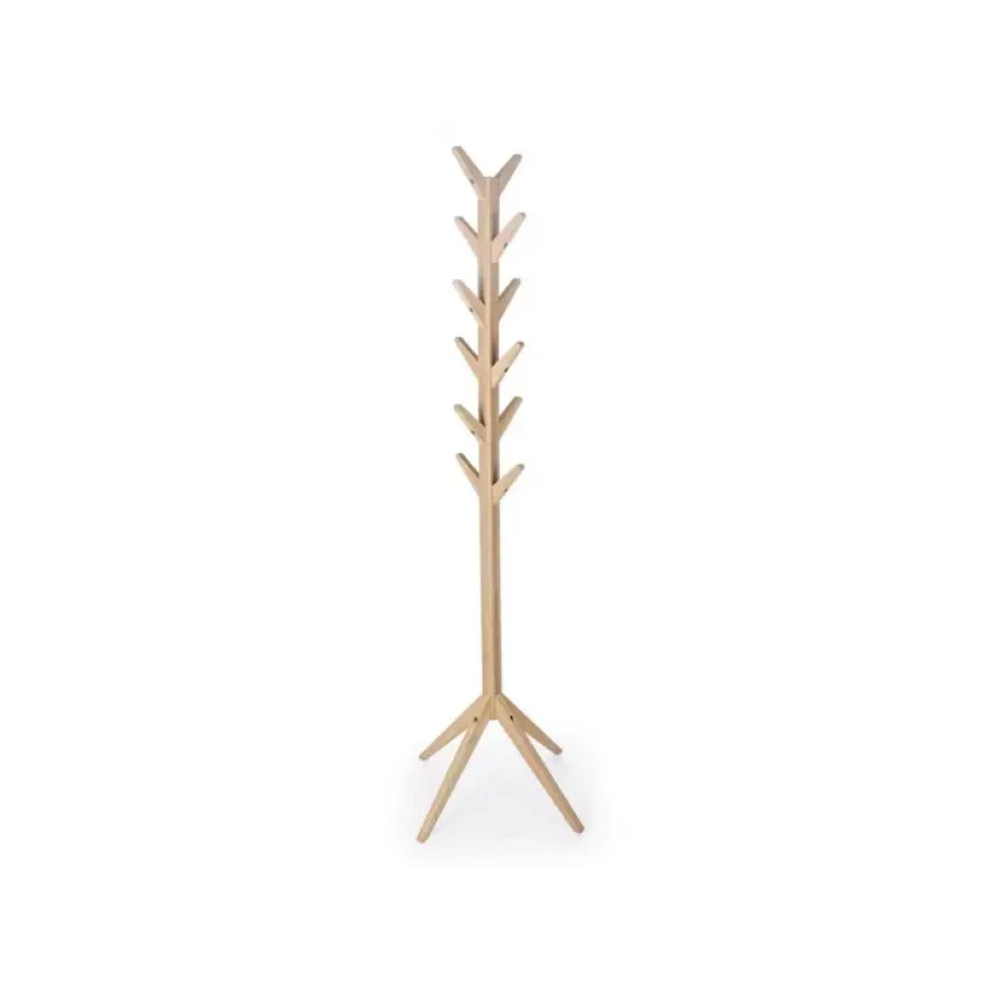 Obešalnik DAIKI je narejen iz lesa- hrast. Dimenzije: širina: 60cm globina: 60cm višina: 169cm