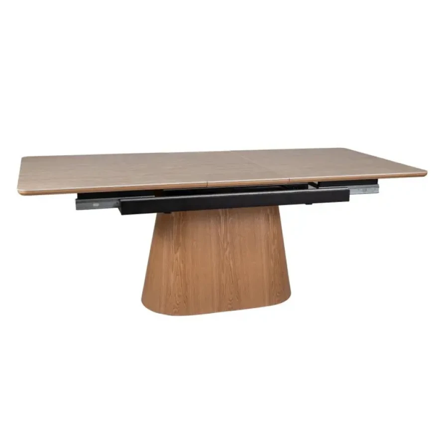 Raztegljiva jedilna miza MONAKO 2 je elegantna in moderna miza. Miza ima funkcijo raztezanja. Lahko jo imaste zloženo ali jo raztegnete do dolžine 200 cm.