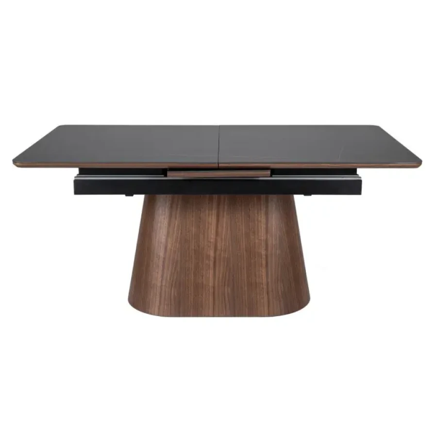 Raztegljiva jedilna miza MONAKO je elegantna in moderna miza. Miza ima funkcijo raztezanja. Lahko jo imaste zloženo ali jo raztegnete do dolžine 200 cm. Miza