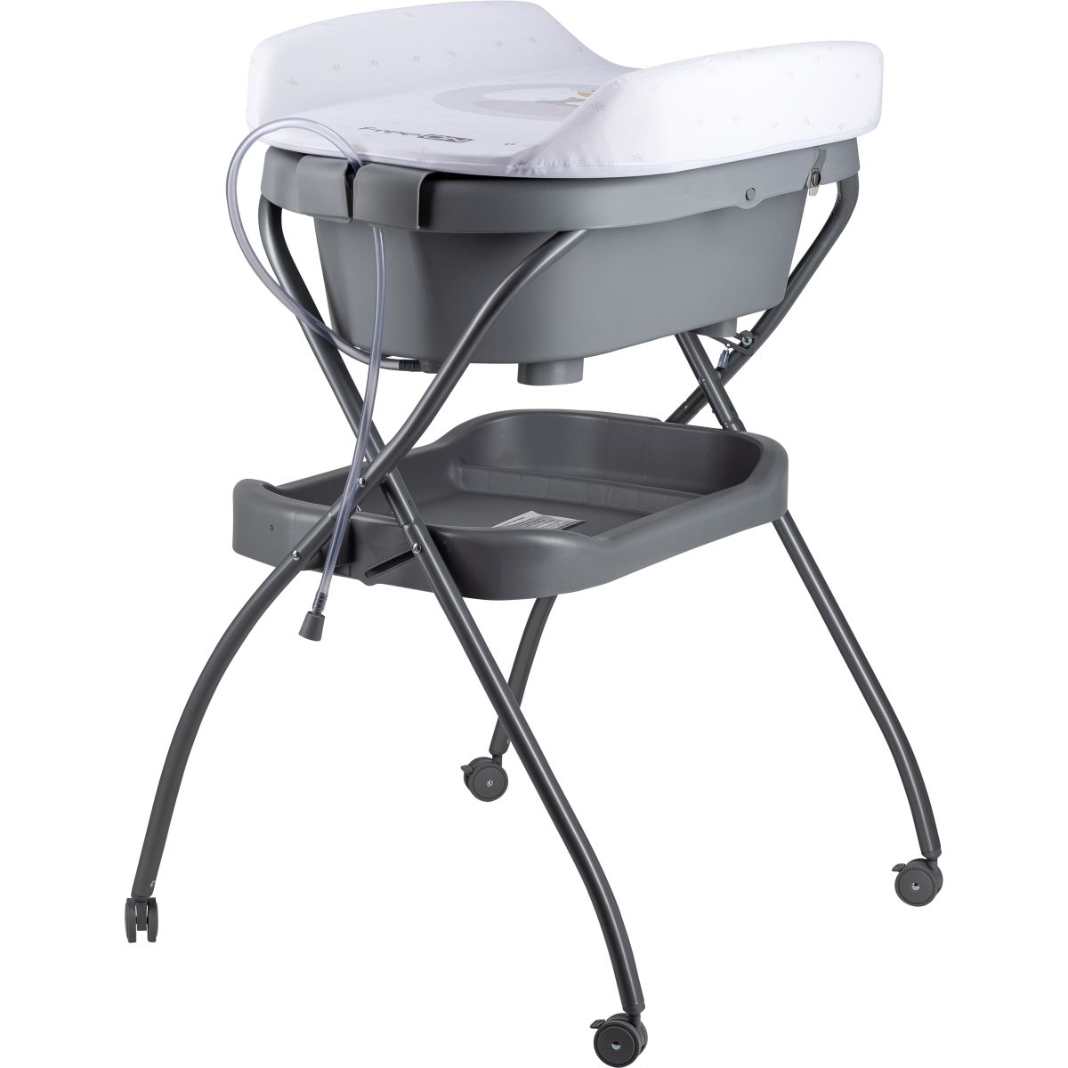 swan-grey-freeon-stojalo-z-banjico-2 FreeON Stojalo z banjico in s previjalno podlogo Swan grey - slika 2