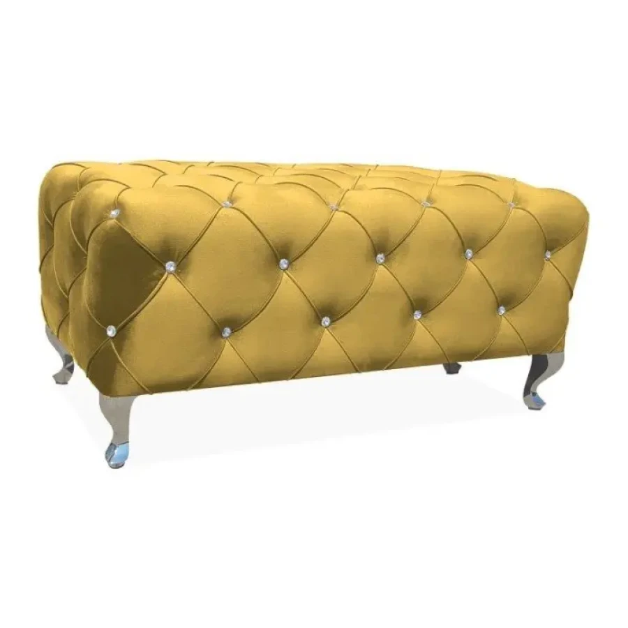 Tabure Princeska, je eleganten kos pohištva, ki popestri vsak prostor. S svojo eleganco, da prostoru poseben čar. Narejen je iz žametnega blaga. V blago ima