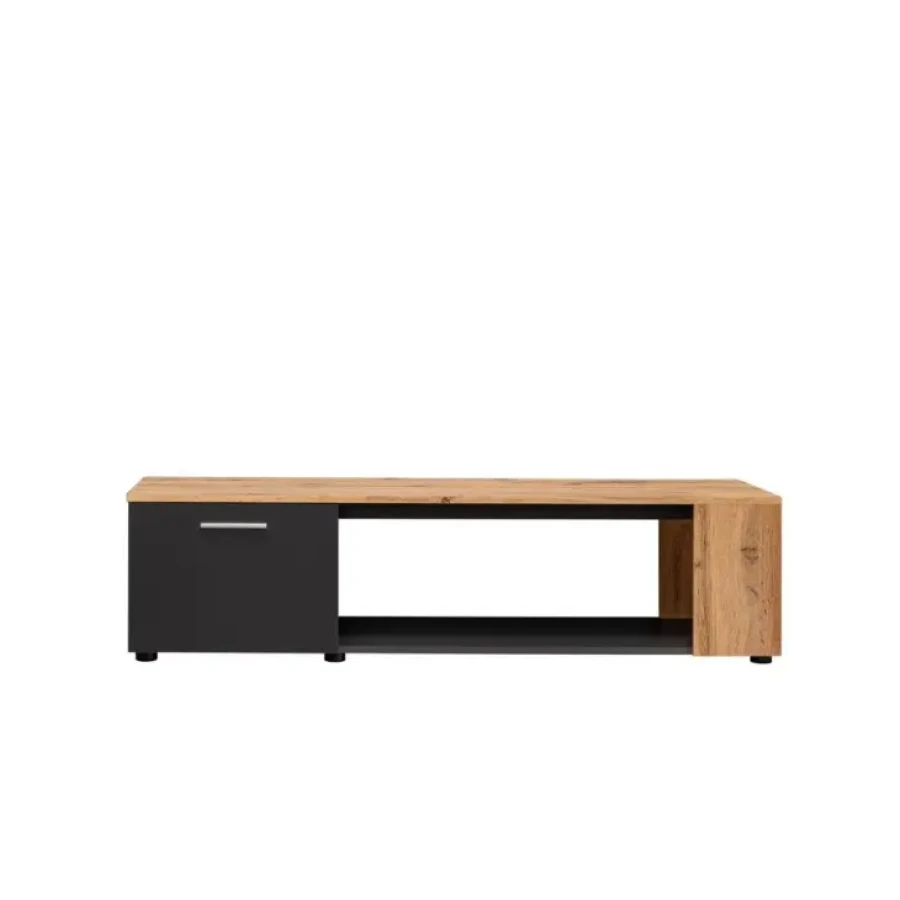 TV regal HAZE 1 je kvaliteten ter moderen regal po izjemni ceni. Zaradi svojega preprostega ter minimalističnega izgleda se bo prilegel v vsak dom. Dobavljiv