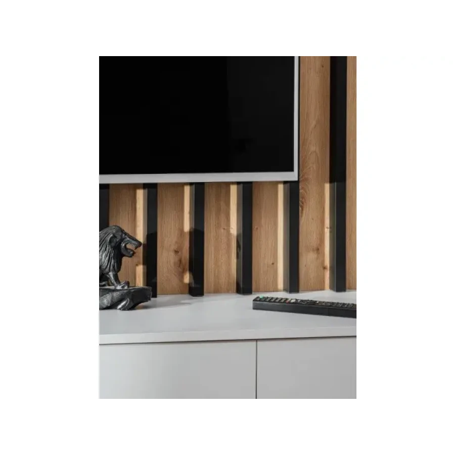 TV regal HOLI je regal mimo katerega noben ljubitelj minimalističnega stila ne bo šel ravnodušno. Je kombinacija preproste in vizualno privlačne oblike s