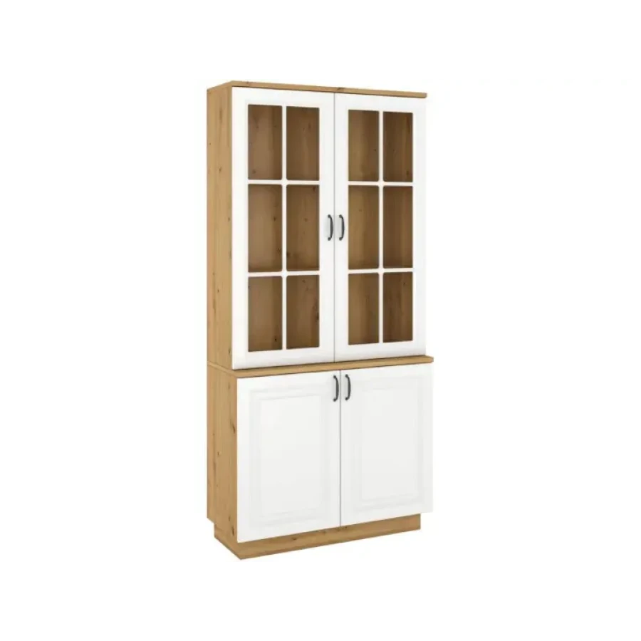 Vitrina FAJA 3 je eleganten kos pohištva,ki popestri vaš prostor s svojo eleganco in prefinjenostjo. Primerna je za vsak prostor, tako za dnevno sobo,