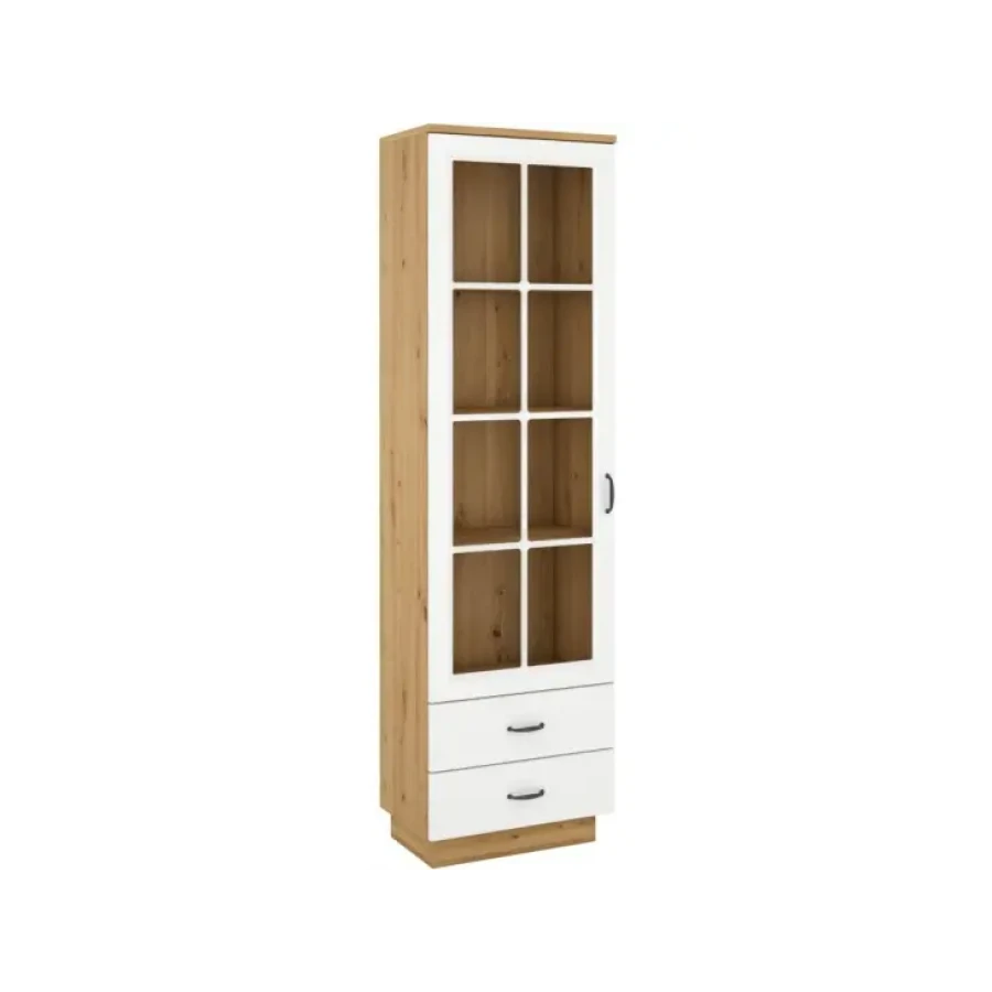 Vitrina FAJA 4 je eleganten kos pohištva,ki popestri vaš prostor s svojo eleganco in prefinjenostjo. Primerna je za vsak prostor, tako za dnevno sobo,