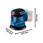 AKU. ROTACIJSKI BRUSILNIK BOSCH PROFESSIONAL GEX 185-LI - slika 5