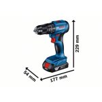 AKUMUL. UDARNI VRTALNIK BOSCH PROFESSIONAL GSB 185-LI - slika 10