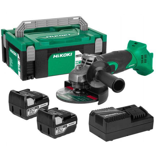 akumulat-kotni-brusilnik-hikoki-g18dsl2-125-mm-2x5-0ah-3532452-1 AKUMULAT. KOTNI BRUSILNIK HIKOKI G18DSL2 125 MM 2X5.0AH - slika 4