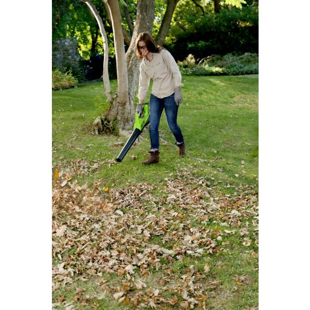 AKUMULATORSKI PUHALNIK GREENWORKS 40V 2AH AKSIALNI Z BATER. IN POLNILNIKOM AKUMULATORSKI PUHALNIK GREENWORKS 40V 2AH AKSIALNI Z BATER. IN POLNILNIKOM