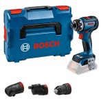 AKUMULATORSKI VRTALNI VIJAČNIK BOSCH FLEXICLICK GSR 18V-90 FC SOLO + L-BOXX + 3 NASTAVKI FLEXI-CLICK