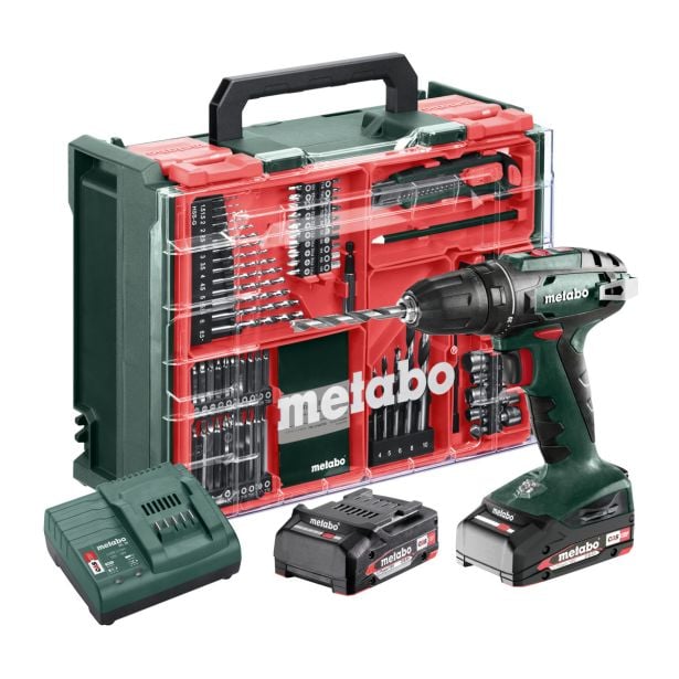 AKUMULATORSKI VRTALNIK METABO BS 18 SET AKUMULATORSKI VRTALNIK METABO BS 18 SET