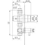ARMATURA SAMOZAPIRALNA BLITZ KLIK 160 TUŠ PODOMETNA Z REG. - slika 4