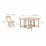 BALKONSKA JEDILNA GARNITURA SOLIS II COMPACT 1 MIZA + 4 STOLI - slika 18