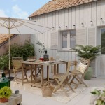 BALKONSKA JEDILNA GARNITURA SOLIS II COMPACT 1 MIZA + 4 STOLI - slika 29