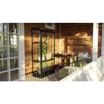 VITAVIA POLIS BALCONY GREENHOUSE 350 ESG STEEL FOUNDATION, BLACK - slika 8