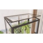 VITAVIA POLIS BALCONY GREENHOUSE 350 ESG STEEL FOUNDATION, BLACK - slika 11