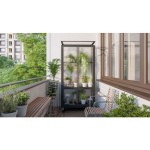 BALKONSKI RASTLINJAK VITAVIA POLIS HKP4MM ROLL FOUNDATION, BLACK - slika 6