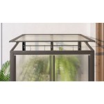 BALKONSKI RASTLINJAK VITAVIA POLIS HKP4MM ROLL FOUNDATION, BLACK - slika 7