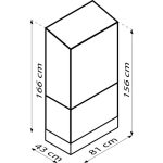 BALKONSKI RASTLINJAK VITAVIA POLIS HKP4MM STEEL FOUNDATION, BLACK - slika 4