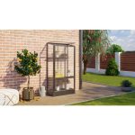 BALKONSKI RASTLINJAK VITAVIA POLIS HKP4MM STEEL FOUNDATION, BLACK - slika 5