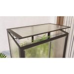 BALKONSKI RASTLINJAK VITAVIA POLIS HKP4MM STEEL FOUNDATION, BLACK - slika 8