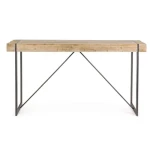 Barska miza GARRETT 200X50 . Barska miza GARRETT, je popolen in eleganten kos pohištva. Narejena je iz kovinskega ogrodja, mizna plošča je narejena iz