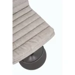 Barski stol CONNOR VINTAGE svetlo siva . Barski stol CONNOR VINTAGE svetlo siva ima okvir iz kovine, sedalni del je iz poliuretanske pene ki ima čez umetno