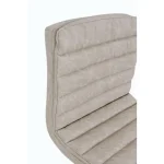 Barski stol CONNOR VINTAGE svetlo siva . Barski stol CONNOR VINTAGE svetlo siva ima okvir iz kovine, sedalni del je iz poliuretanske pene ki ima čez umetno