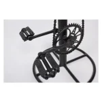 Barski stol CYCLE temno rjav . Barski stol CYCLE je dobavljiv v črno-rjavi kombinaciji. Noga je kovinska, sedež je oblečen v usnje. širina: Ø42cm višina: