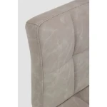 Barski stol GREYSON VINT svetlo siva . Barski stol GREYSON VINT svetlo siva ima okvir iz kovine, sedalni del je iz poliuretanske pene ki ima čez umetno usnje.