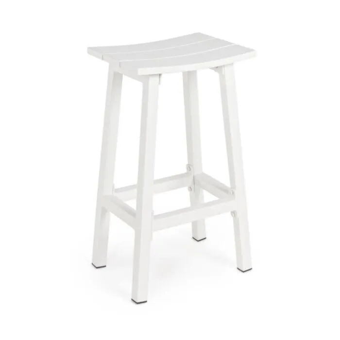 Barski stol SKIPPER - bela . Barski stol SKIPPER - bela, je eleganten kos pohištva. Narejen je iz aluminija. Je zelo priročen in udoben za sedenje. S svojo