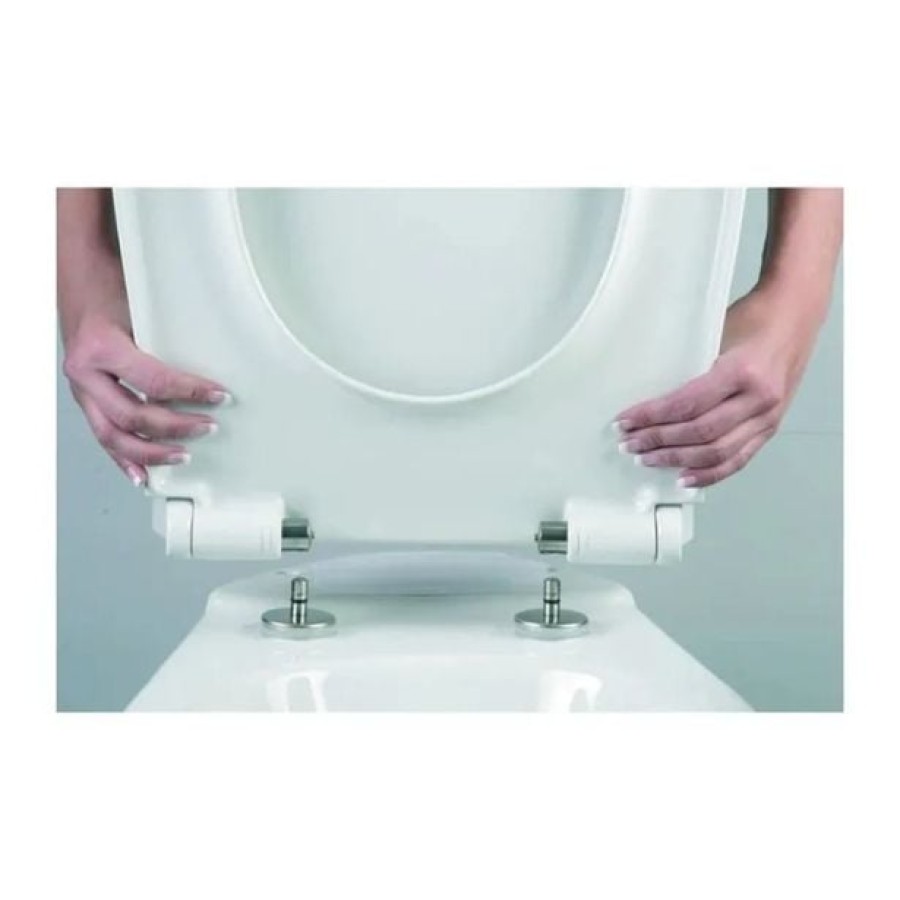 DESKA ZA WC ŠKOLJKO CEDO CEDO SLIM ECO SOFT CLOSE TAKE OFF KOV. VIJAKI - slika 5