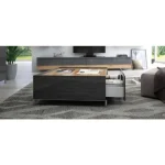 Dnevna soba ELAN 1 . Dnevna soba ELAN 1 je oblikovana po najnovejših smernicah skandinavskega stila pohištva. V kompletu dobite dve viseči omarici, tv