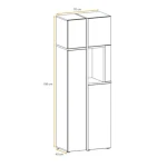 Dnevni regal FERI - slika 8